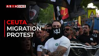 Anti-Migration Protest Held Outside Morocco Embassy in Madrid | Asia One News