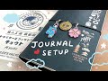 How I Setup My Journal (TRAVELER'S Notebook KYOTO EDITION) | Rainbowholic
