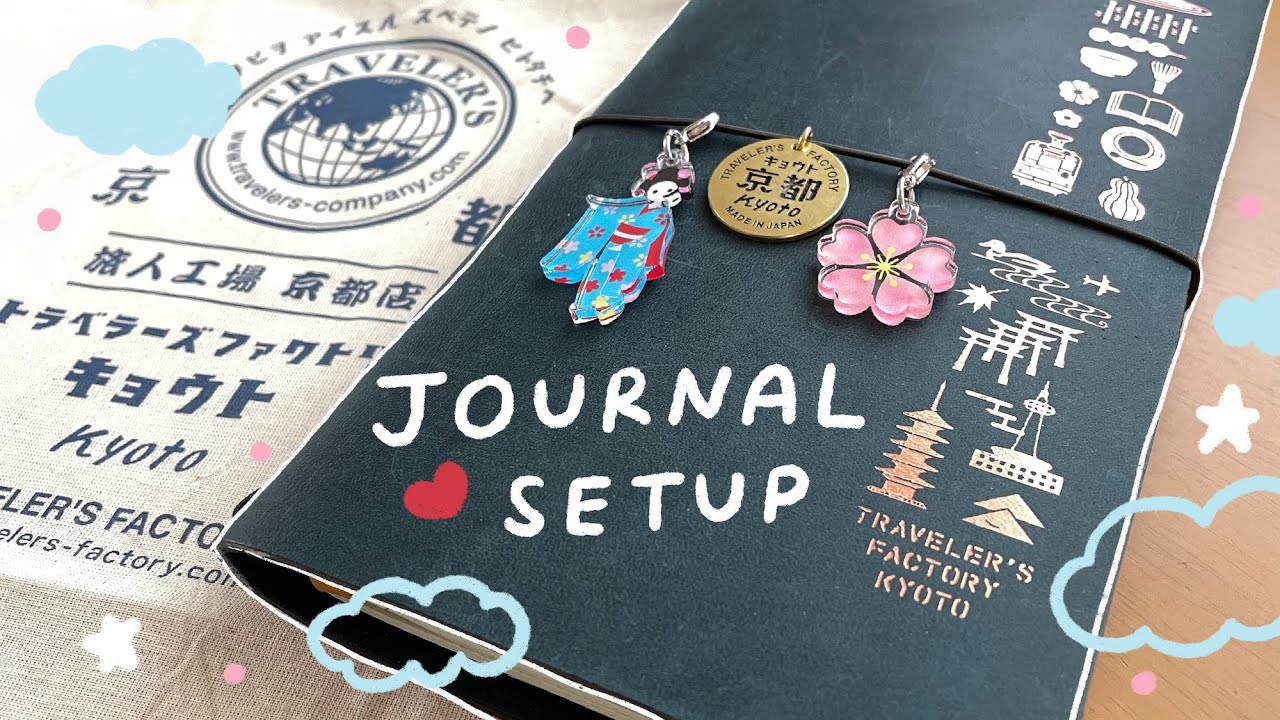 How I Setup My Journal (TRAVELER'S Notebook KYOTO EDITION) | Rainbowholic