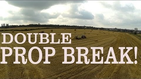 DJI F550 breaks 2 props & still fly