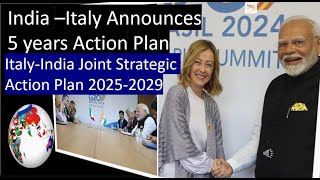 India-Italy Bilateral  Relations | Italy-India Joint Strategic Action Plan 2025-2029 | |UPSC|