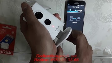 HƯỚNG DẪN SỬ DỤNG CAMERA QUAN SÁT DAHUA IP WIFI IPC-C15
