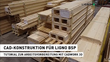 Tutorial: Arbeitsvorbereitung für LIGNO BSP mit Cadwork 3D