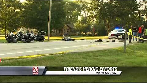 Man Tries to Save Man Killed in Motorcycle Crash
