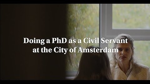 Anne Sastromedjo & Siegnella Concincion on Doing a PhD as a Civil Servant at the City of Amsterdam