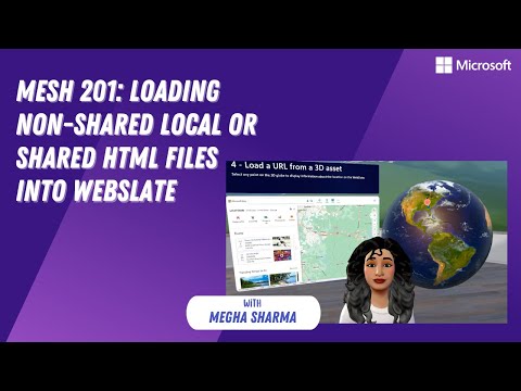 Mesh 201: Loading non-shared local or shared HTML files into WebSlate