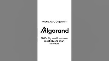 What Is ALGO (Algorand)? #blockchain #algorand #algo #shorts #short
