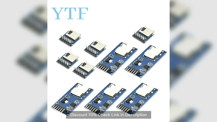 1-50PCS Micro SD Card Module TF Card Reader/writer SPI Interface With Level Conversion Chip for Ardu