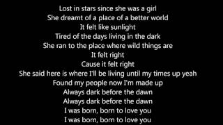 OneRepublic - Born (lyrics)