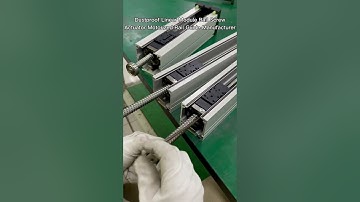 Assembly Live - Dustproof Linear Module Ball Screw Actuator Motorized Rail Guide Manufacturer #diy