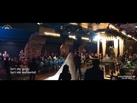 유명 팝송 <strong>Isn</strong>&amp;#39;t She Lovely 로 꾸미는 신랑신부 행진!!