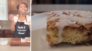 Cinnamon Roll Cake 😋 Low Carb Cake Recipe