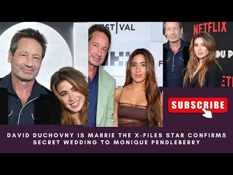 David Duchovny is Married The X Files Star Confirms Secret Wedding to Monique Pendleberry #celebrity