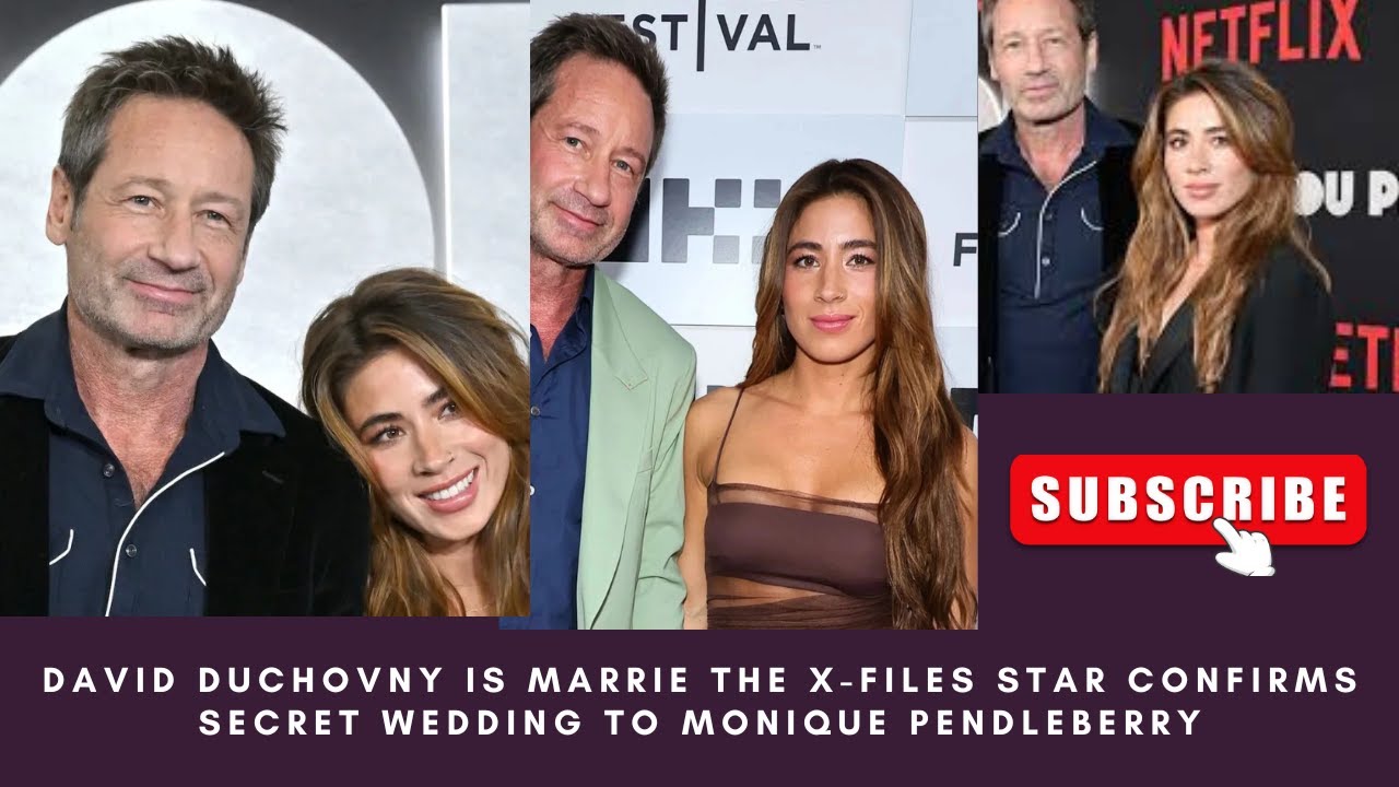 David Duchovny is Married The X Files Star Confirms Secret Wedding to Monique Pendleberry #celebrity