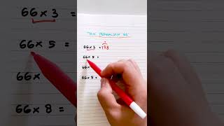 TRIK CEPAT | Perkalian 66 | #perkalian #perkaliancepat #shorts  #youtubeshorts
