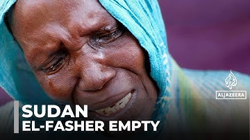El-Fasher empty after RSF takeover as thousands flee Sudan