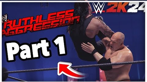 WWE 2K24 : How To Create Ruthless Aggression Universe Mode Part 1