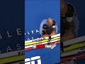 The moment a fighter's legs completely betrayed him.