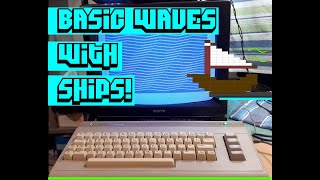Commodore 64 Waves with Ships in Basic
