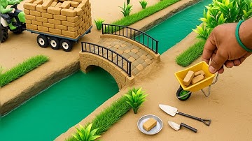 DIY chamber mini dam bridge science project using water pipes and bricks | @miniprojectmaker