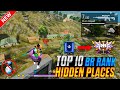 TOP 10 Hidden Places in BR Ranked Solo & Squad Free Fire | Br Rank Push Tips & Trick | Hidden Places
