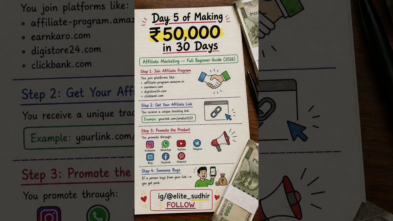 rewrite this title 💸 How to start Affiliate Marketing in 2026 #mini #finance #moneytips rewrite this title 💸 How to start Affiliate Marketing in 2026 #mini #finance #moneytips