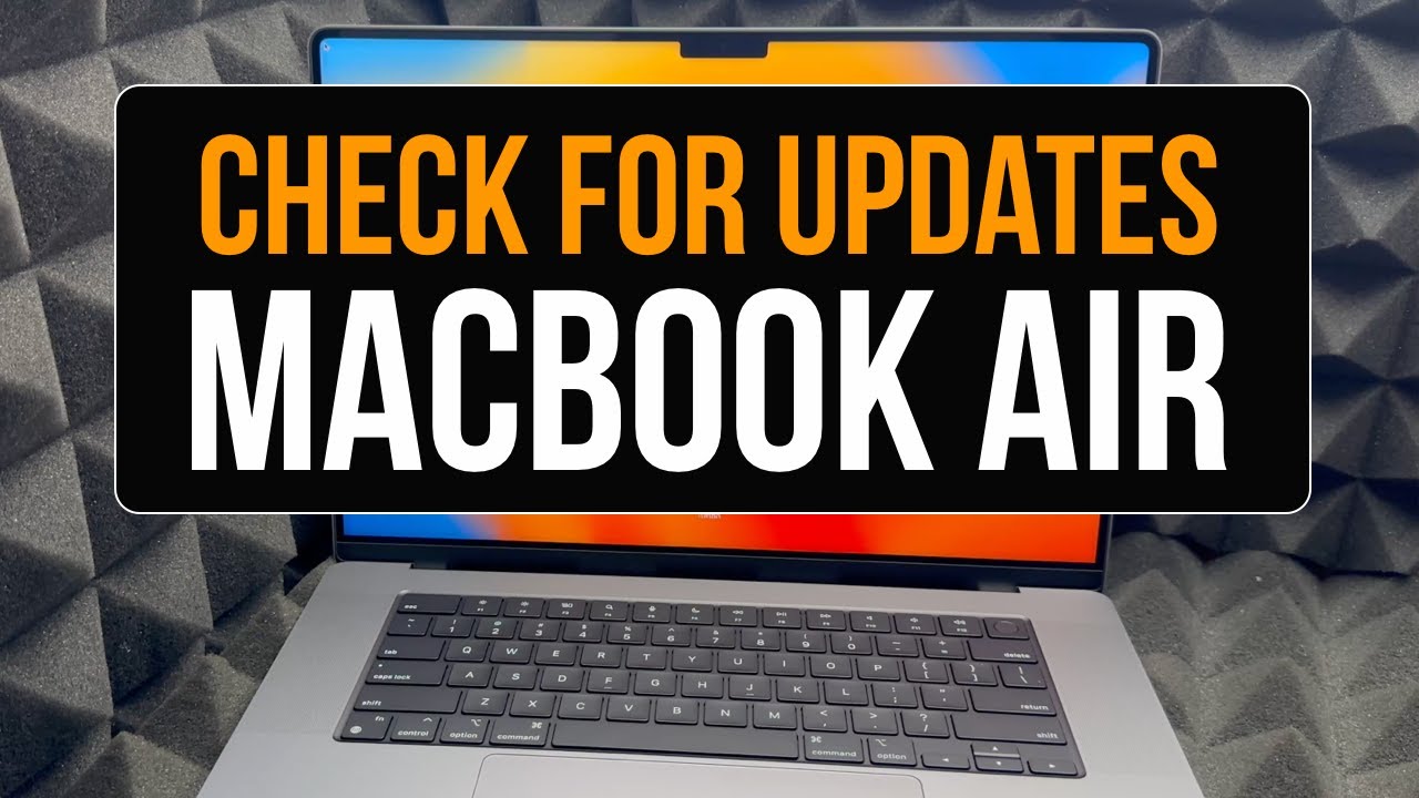 Check for Updates on MacBook Air M2 - YouTube