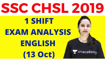 SSC CHSL ANALYSIS 2020 | 13 OCT, 2020 | Shift 1, Day 2 | English Subject | Parneet Ma