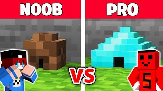 NOOB vs PRO MİNİ YAPI KAPIŞMASI !! - Minecraft