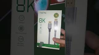 displayport dan HDMI ya dönüştürücü kablo VegGieg marka 8K/60Hz, 4K/240Hz destekli