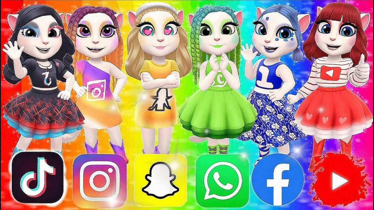 My Talking Angela'm 2 😻  Social Media  Tik Tok , Instagram, Snapchat, Whatsapp, Facebook, YouTube →