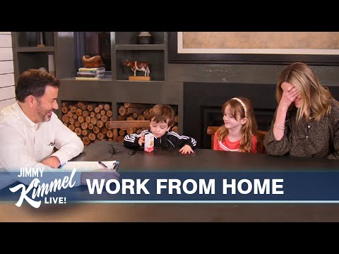 Jimmy Kimmel Teaches His Kids How to Behave in the Workplace