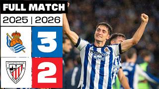 Real Sociedad 3 - 2 Athletic Club 2025/26 PILNAS SUSITIKIMAS