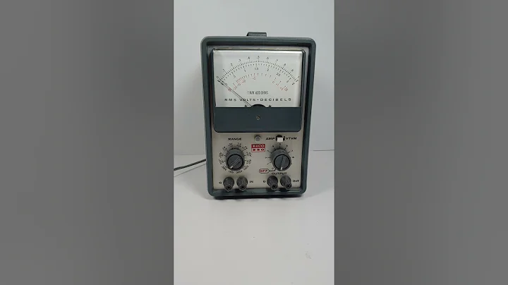 Vintage Electronic Instrument Company Amplifier Voltmeter EICO 250 Description