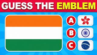 Guess The Country Emblem On The Flag Can You Guess Them All? Fun Flag Quiz