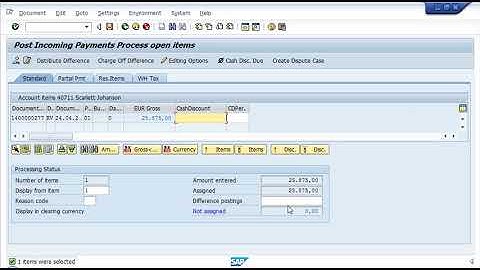 How to create "Incoming Payment" in SAP Fundamental