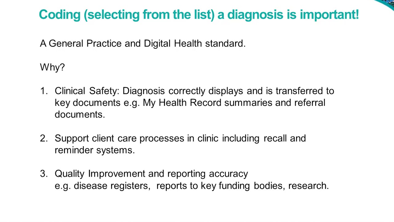 Coding a Diagnosis Communicare Train IT Medical - YouTube