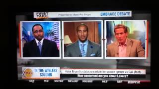 Stephen A Smith Says "Nigga Please"...