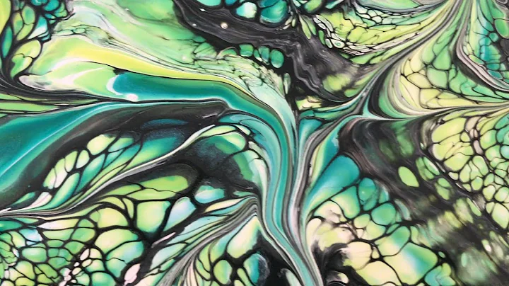 #246 Garden of Eden Flora Drizzle Swipe Wreck and Spin Pour