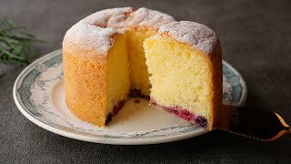 Sponge cake (mixed berry sponge cake) | Cook Kafemaru&#39;s recipe transcription