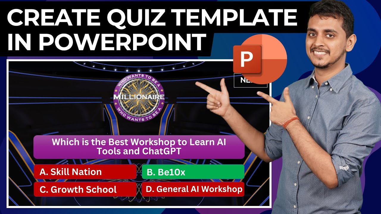 How to Create Interactive Quizzes in PowerPoint with AI Be10x YouTube
