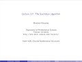 Discrete Mathematical Structures: Lecture 3.7 - The Euclidean Algorithm