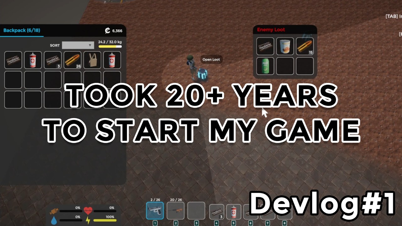 Took 20+ Years To Start My Game | Devlog 1 - YouTube