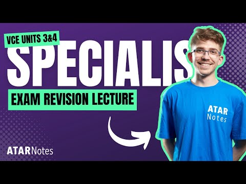 VCE Specialist Maths