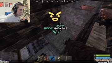 xQc watches a cheater on the otv rust server | OTV rust highlights |