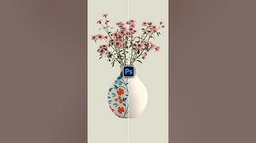 Create a Realistic Ceramic Vase Mockup in Photoshop! 🔥 #shorts