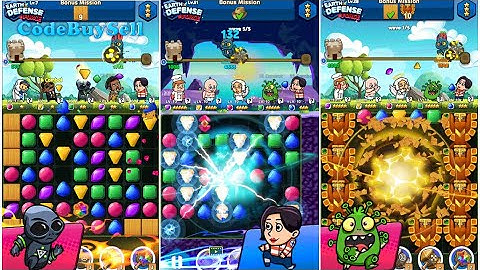 Earth Defense Match 3 Puzzle RPG - Unity Source Code | Reskin Project | Hire Game Developers