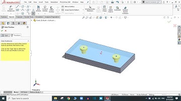 Solidworks Tutorial 6: Hole Wizard In the Solidworks