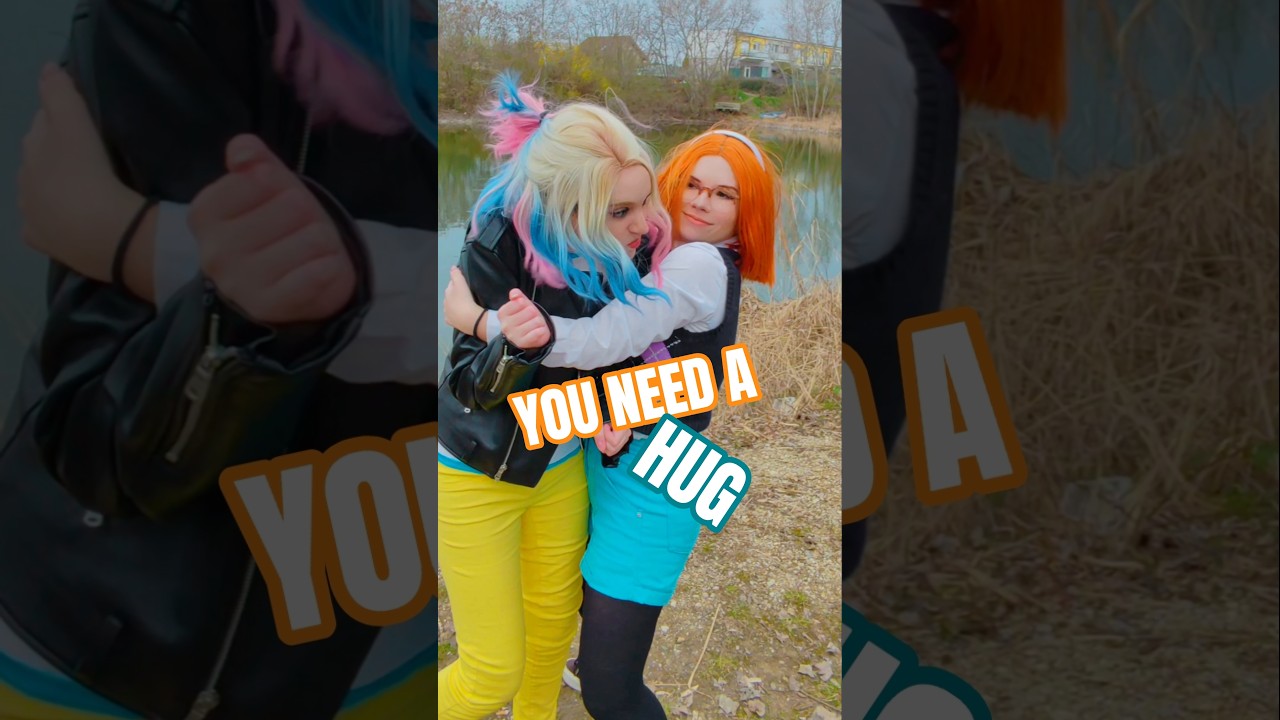 You need a HUG | Zoé & Sabrina @nikkihatsunecosplay #cosplay #shorts #miraculous