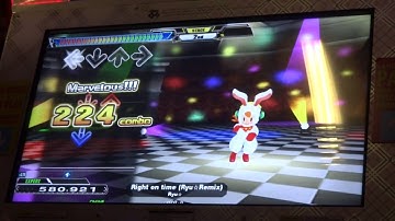[DDR A AC] - Right on time (Ryu Remix) Single Expert AAA FC 1 Great 998,540